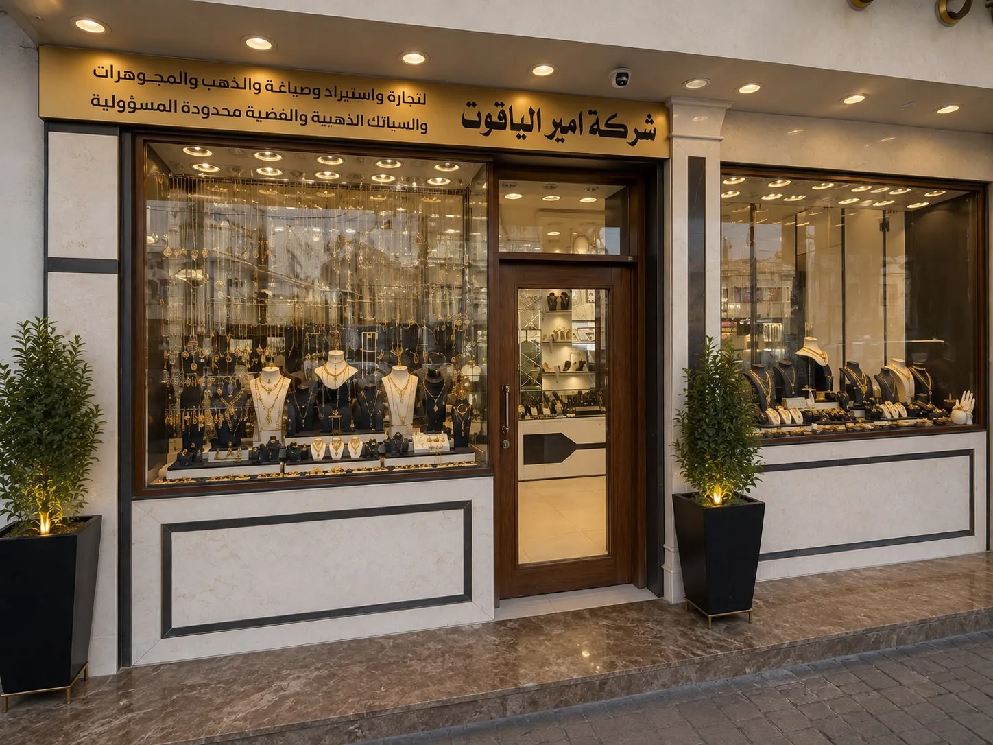 مجوهرات ذهبية من شركة أمير الياقوت